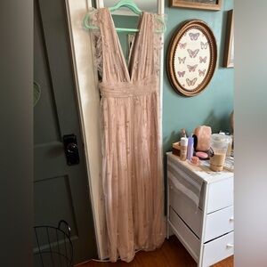 Embellished Tulle Fabric with Sequins
